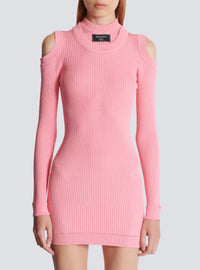 Robe en maille - Rose
