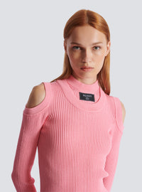 Robe en maille - Rose