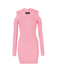 Short knit dress - Pink