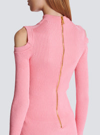 Robe en maille - Rose