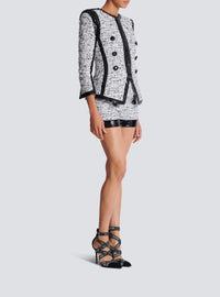 Edge-to-edge jacket - White & Black