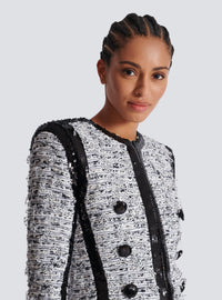 Veste bord à bord - Blanc & Noir