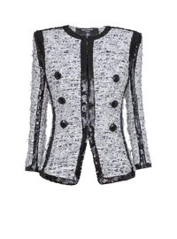 Veste bord à bord - Blanc & Noir