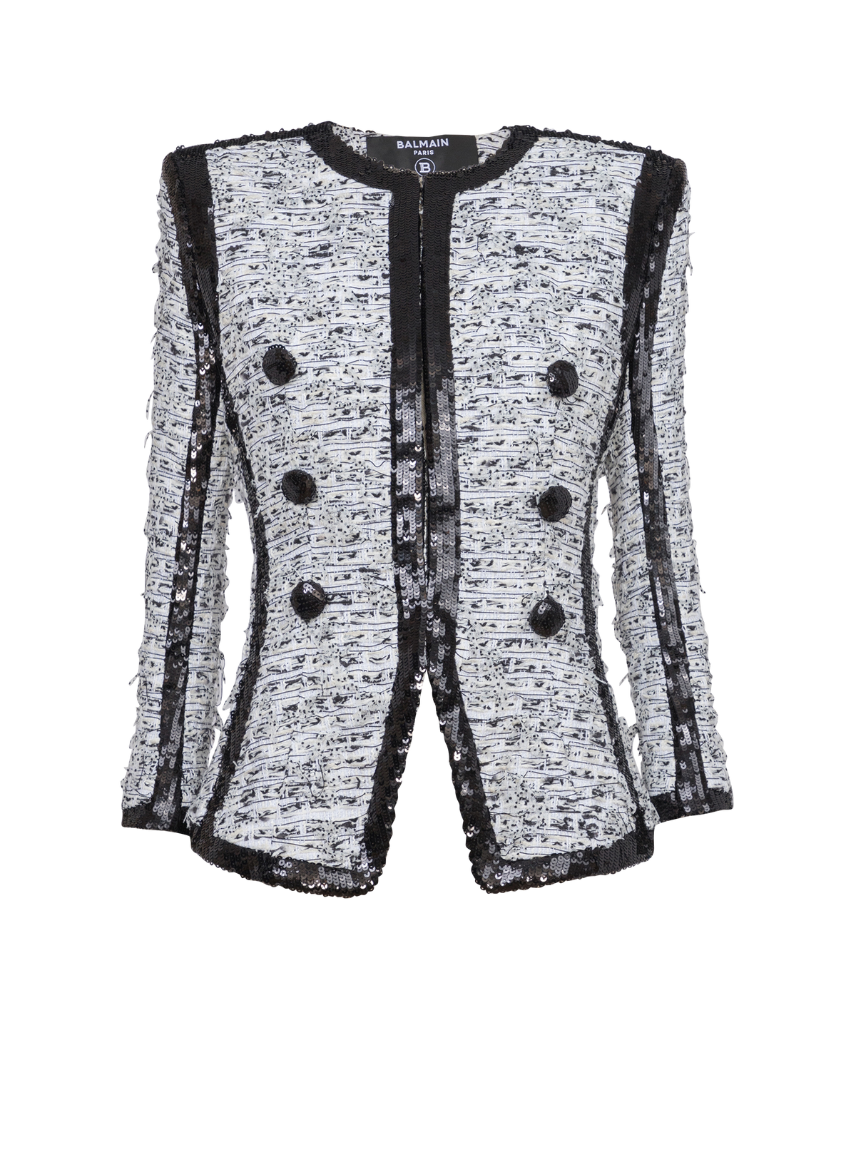 Veste bord à bord - Blanc & Noir