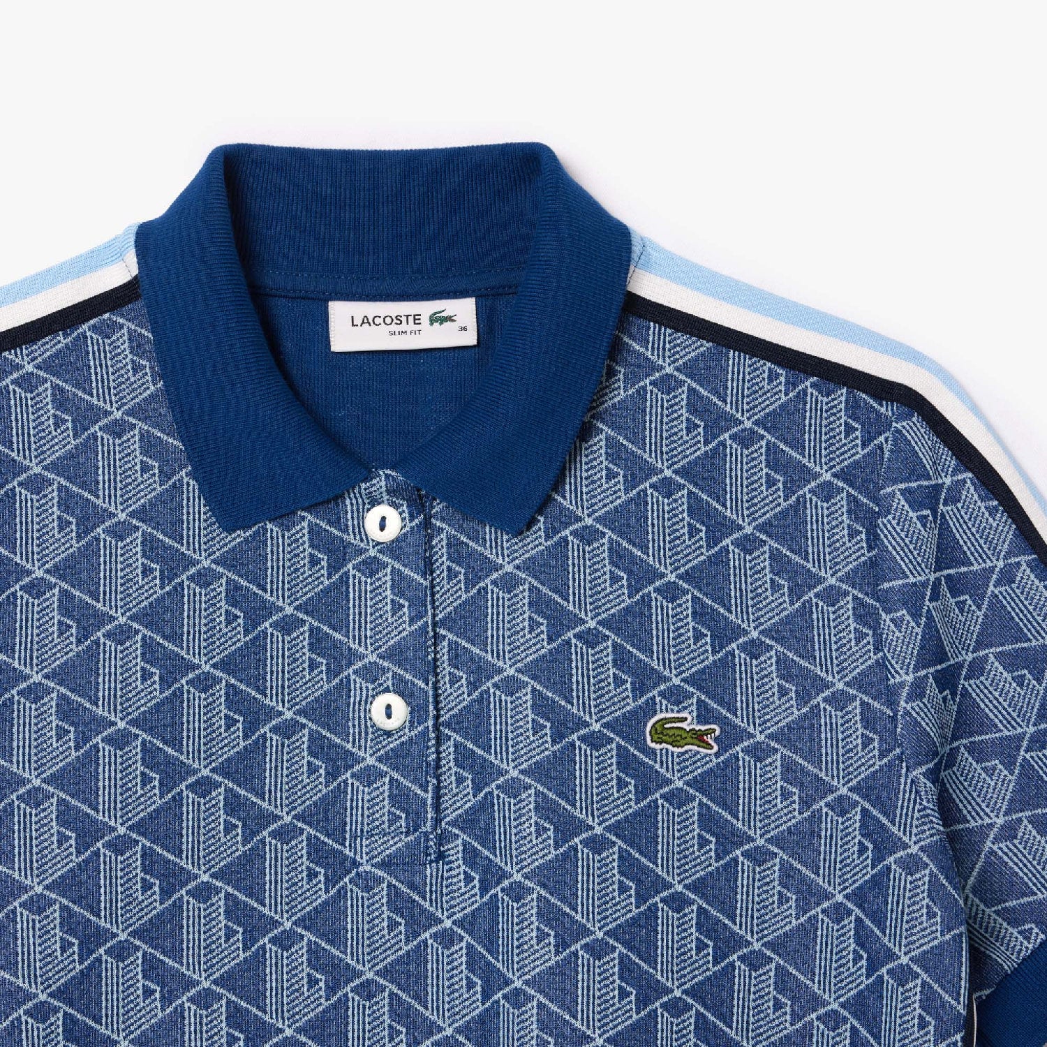 Robe polo ajustée en jacquard monogramme - Sphère & Panorama