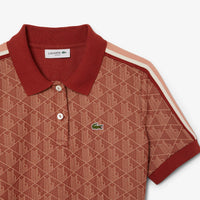 Robe polo ajustée en jacquard monogramme - Iberis & Latte