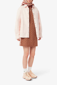 Robe polo ajustée en jacquard monogramme - Iberis & Latte
