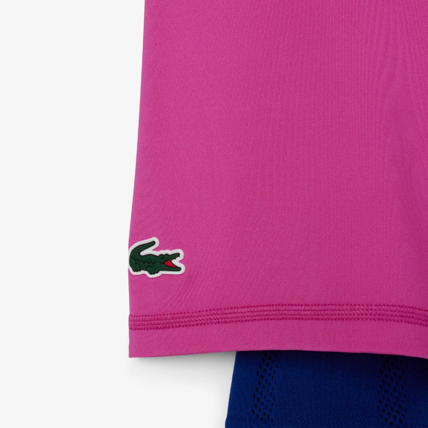 Robe Lacoste x Roland-Garros en maille - Cosmique & Malva
