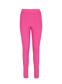Legging en maille monogrammée - Rose & Argent