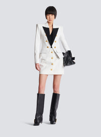 Veste 6 boutons bicolore - Noir & Blanc