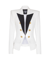 Veste 6 boutons bicolore - Noir & Blanc