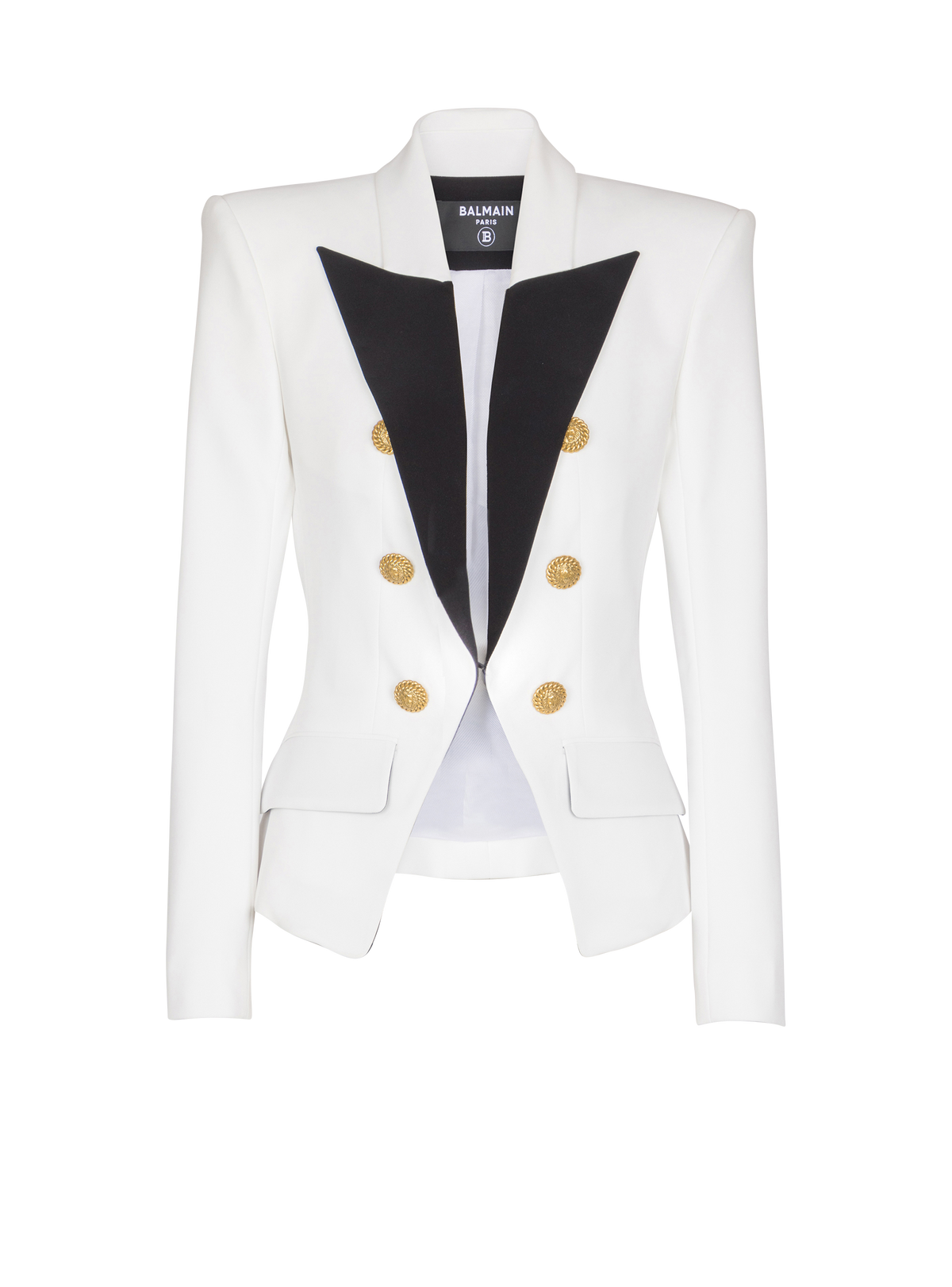 Veste 6 boutons bicolore - Noir & Blanc