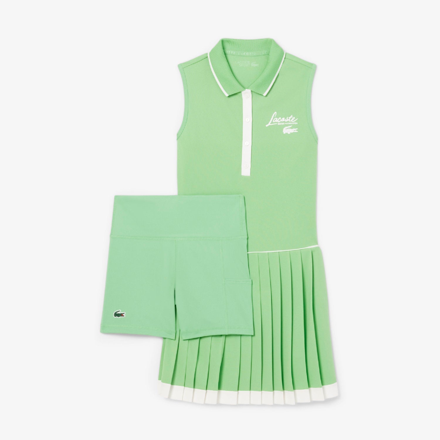 Robe courte sans manches plissée - Liamone