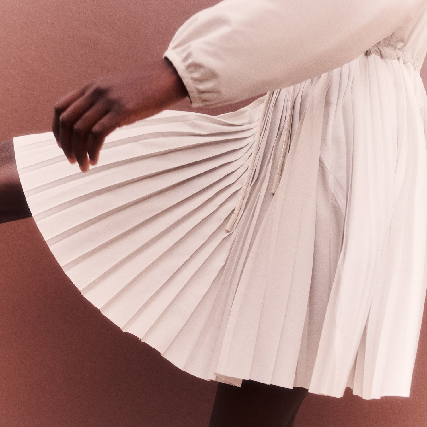 Robe courte décontractée et plissée - Hammam & Farine