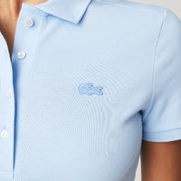 Robe polo ajustée en piqué - Panorama