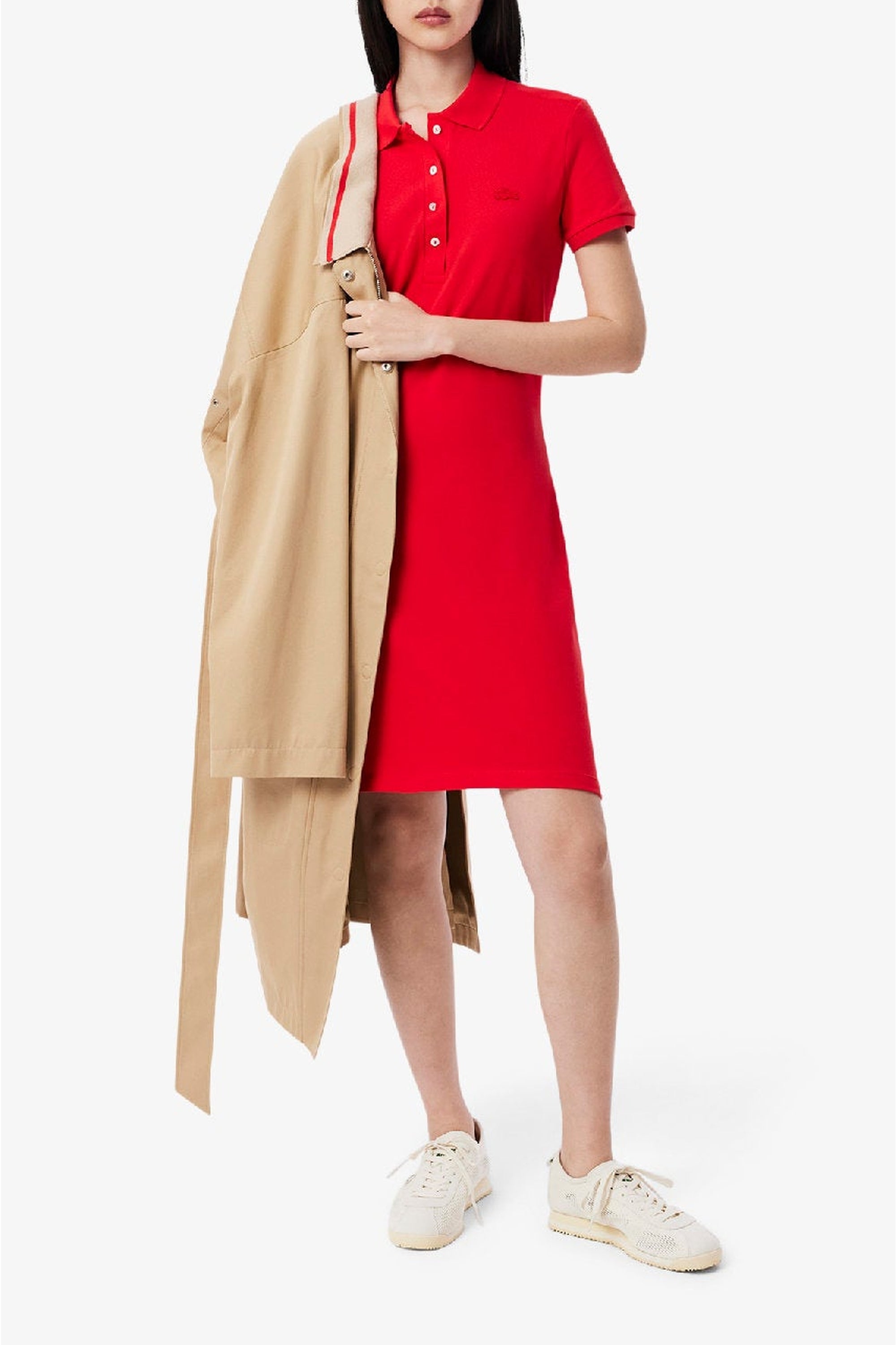 Robe polo ajustée en piqué - Grenadine