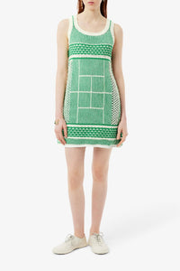 Robe pull jacquard en maille - Farine & Calathea