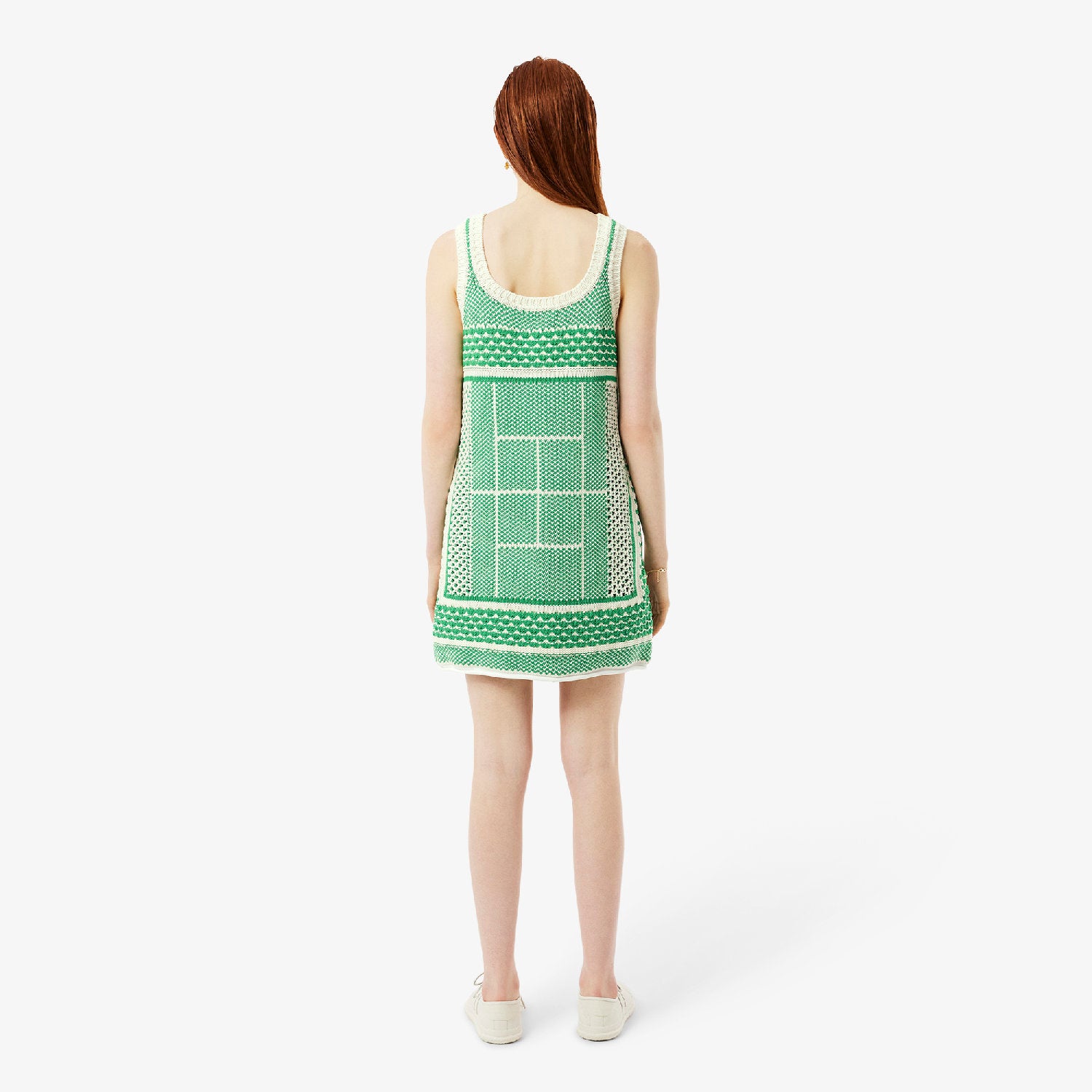 Robe pull jacquard en maille - Farine & Calathea