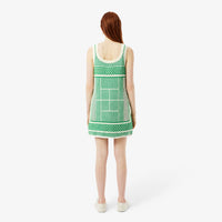 Robe pull jacquard en maille - Farine & Calathea
