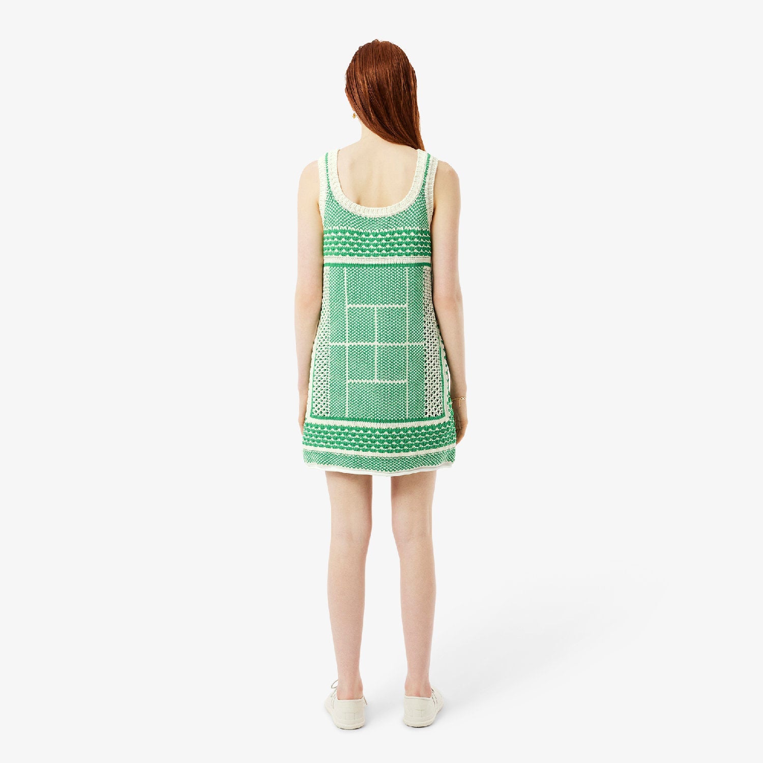 Robe pull jacquard en maille - Farine & Calathea