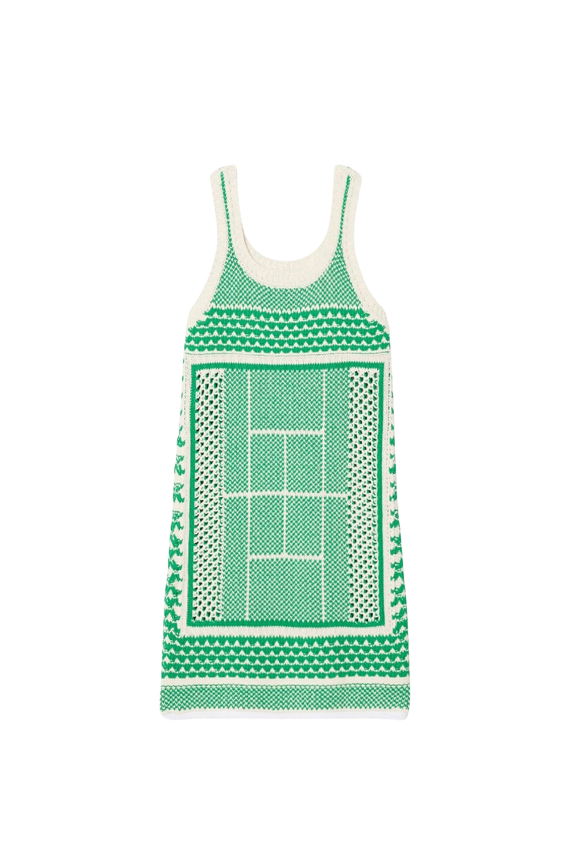 Robe pull jacquard en maille - Farine & Calathea