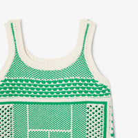 Robe pull jacquard en maille - Farine & Calathea