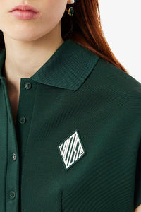 Robe polo ajustée et plissée - Linnee
