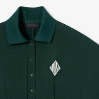 Fitted and pleated polo dress - Linnee