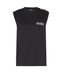 Débardeur imprimé balmain - Noir & Blanc