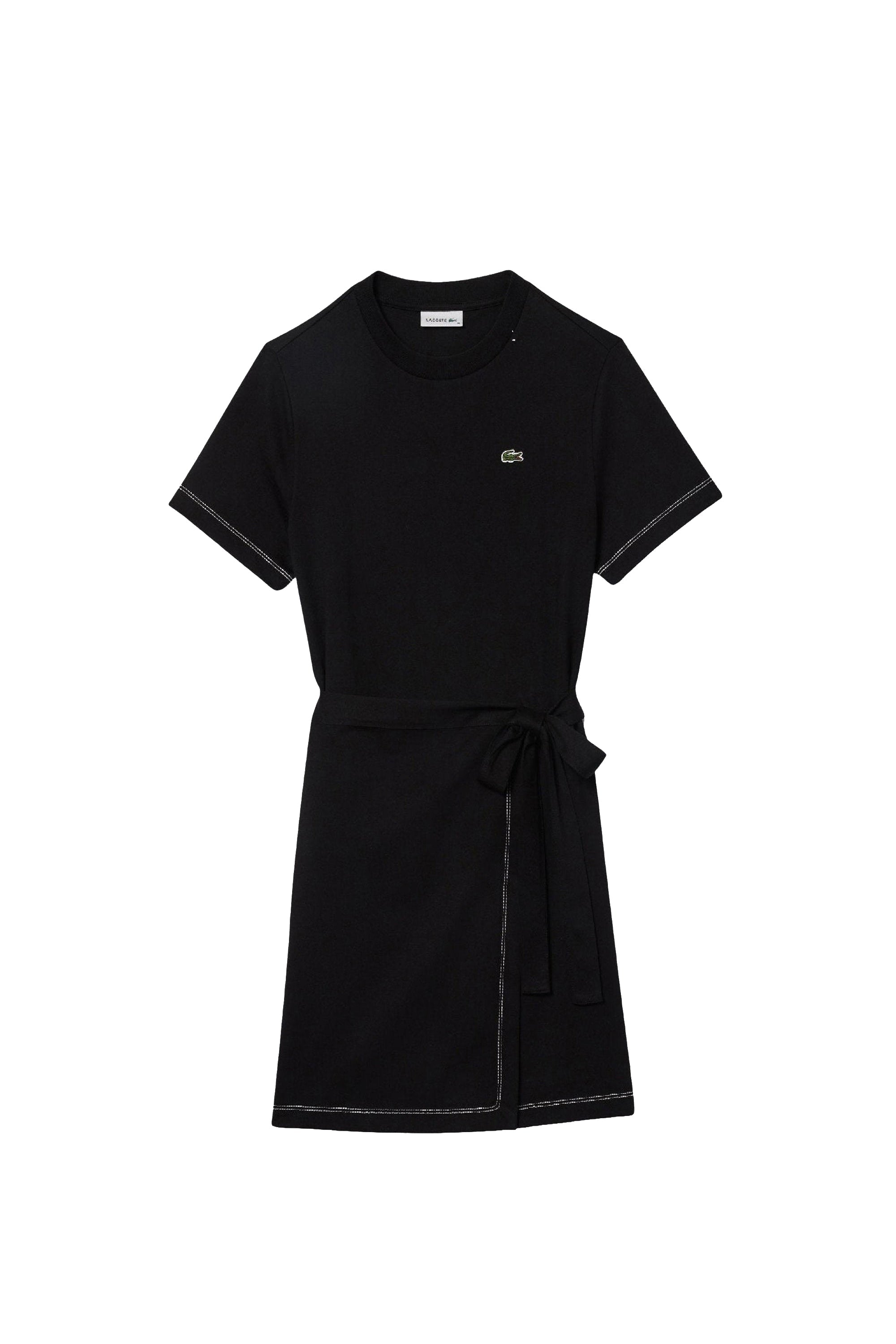 Robe à manches courtes oversize - Noir