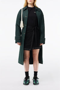 Robe à manches courtes oversize - Noir