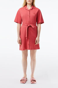 Robe chemise à ceinture en lin - Sierra