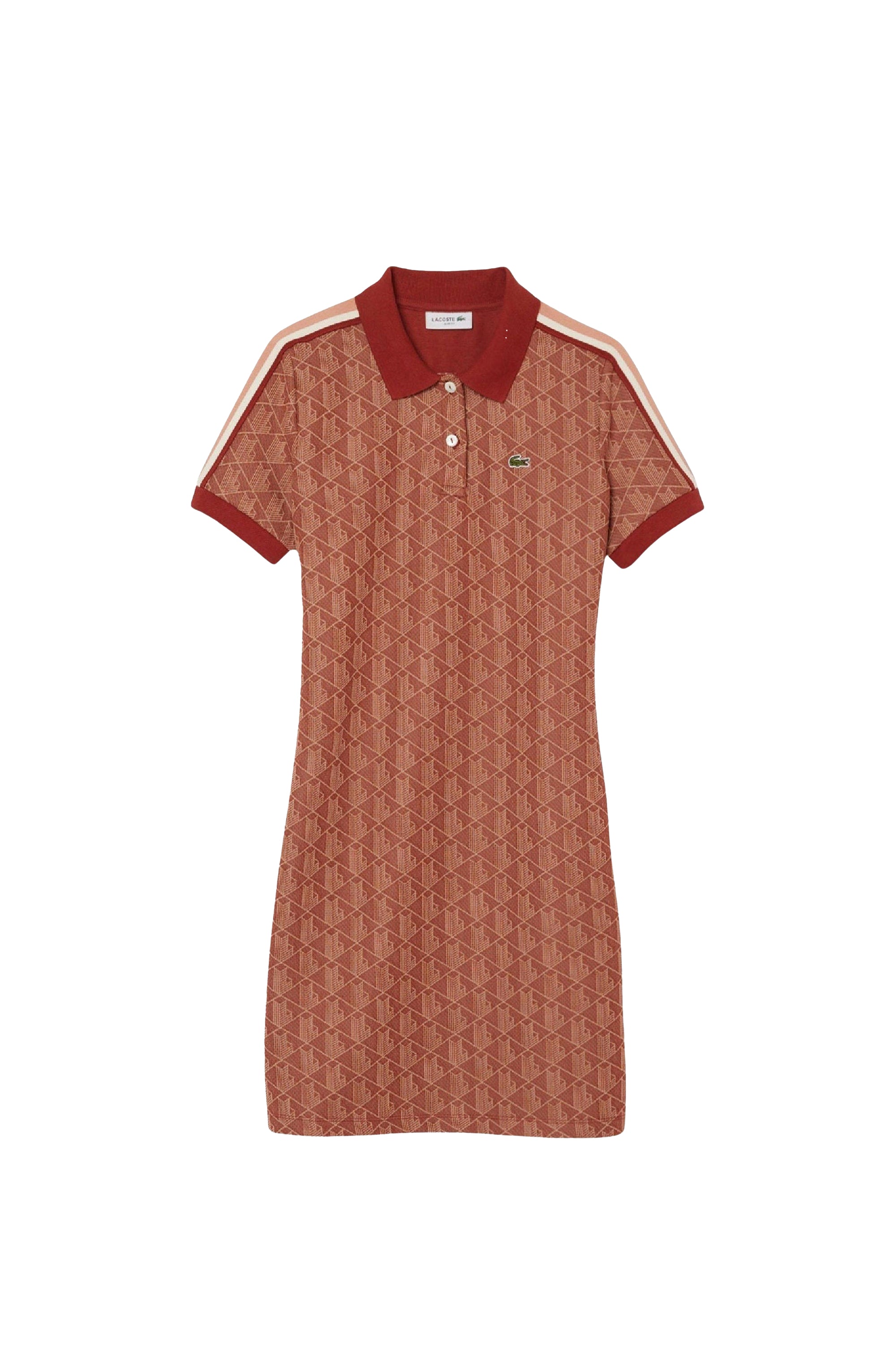 Robe polo ajustée en jacquard monogramme - Iberis & Latte