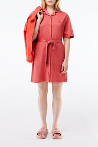 Robe chemise à ceinture en lin - Sierra