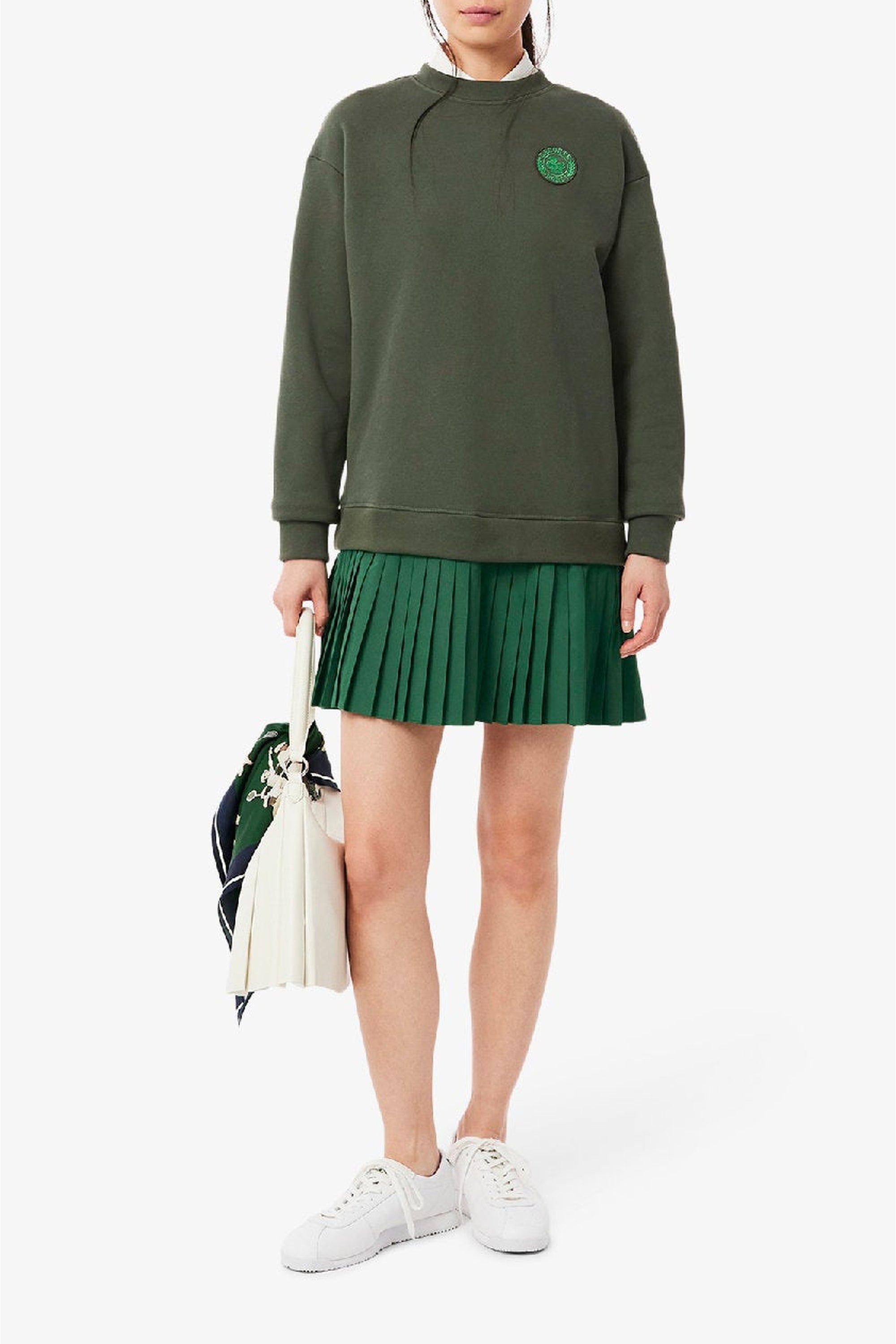 Robe pull avec jupon plissée - Escadron & Vert