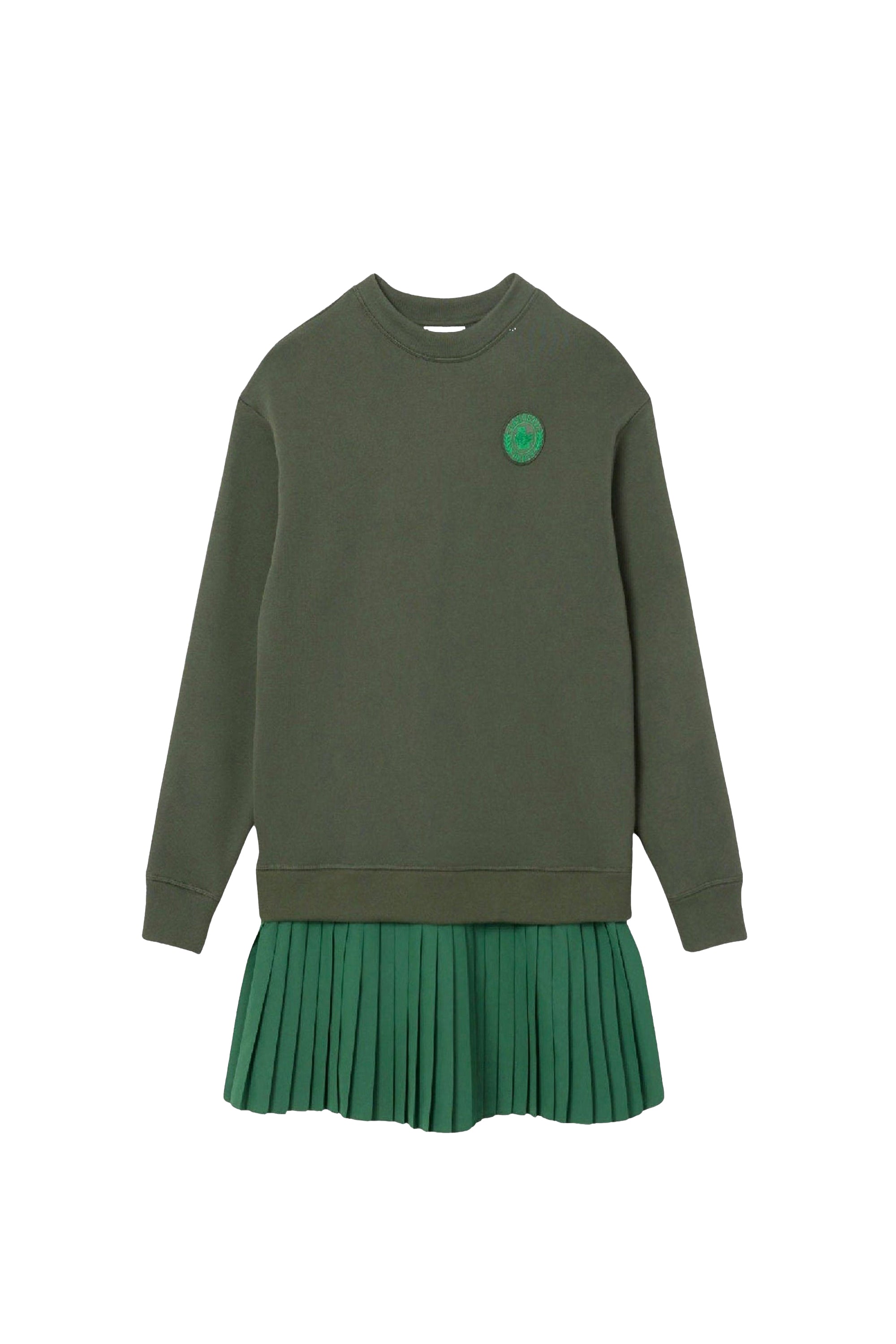 Robe pull avec jupon plissée - Escadron & Vert