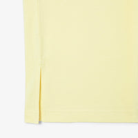 Robe t-shirt oversize griffée - Jaune