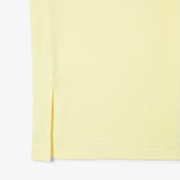 Robe t-shirt oversize griffée - Jaune