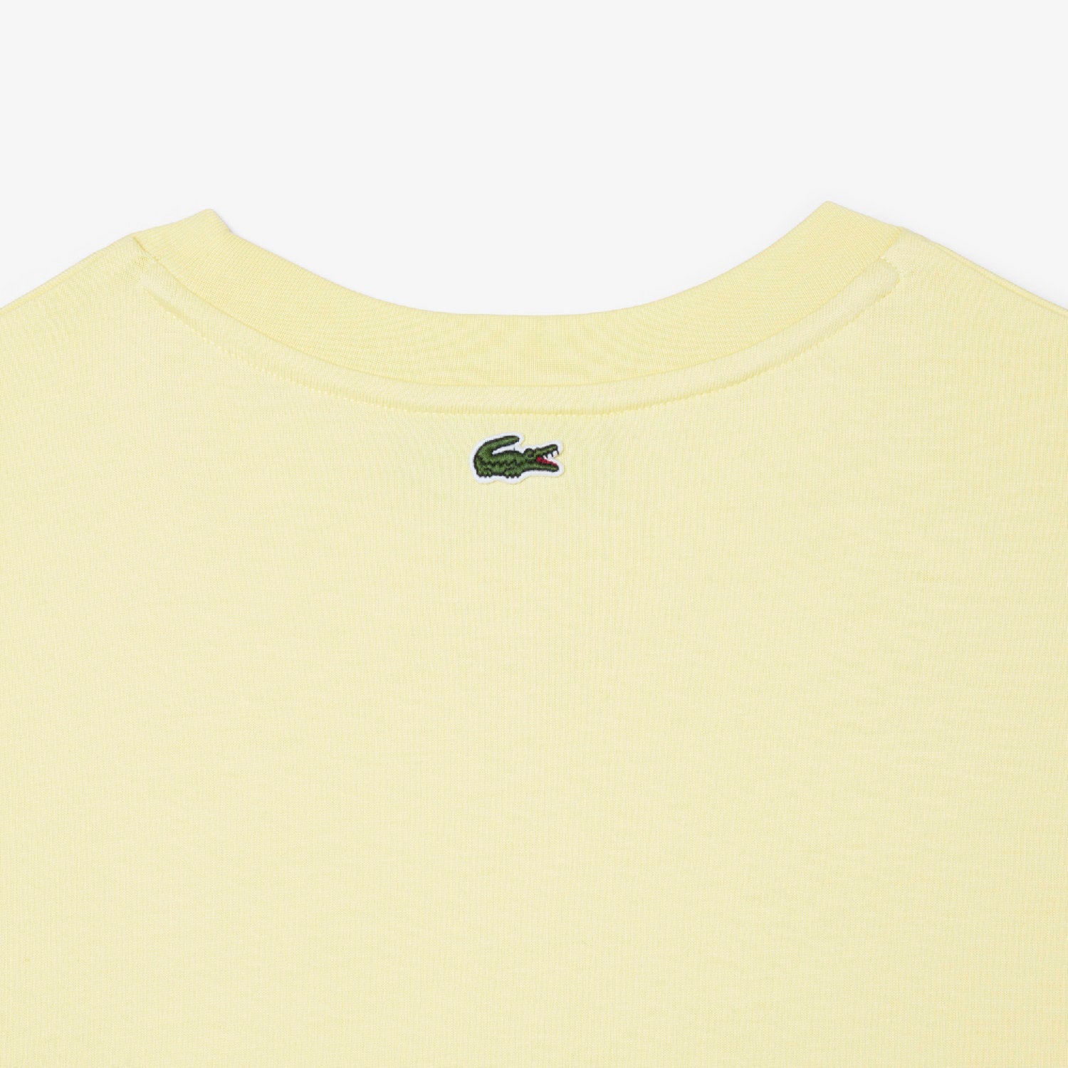 Robe t-shirt oversize griffée - Jaune