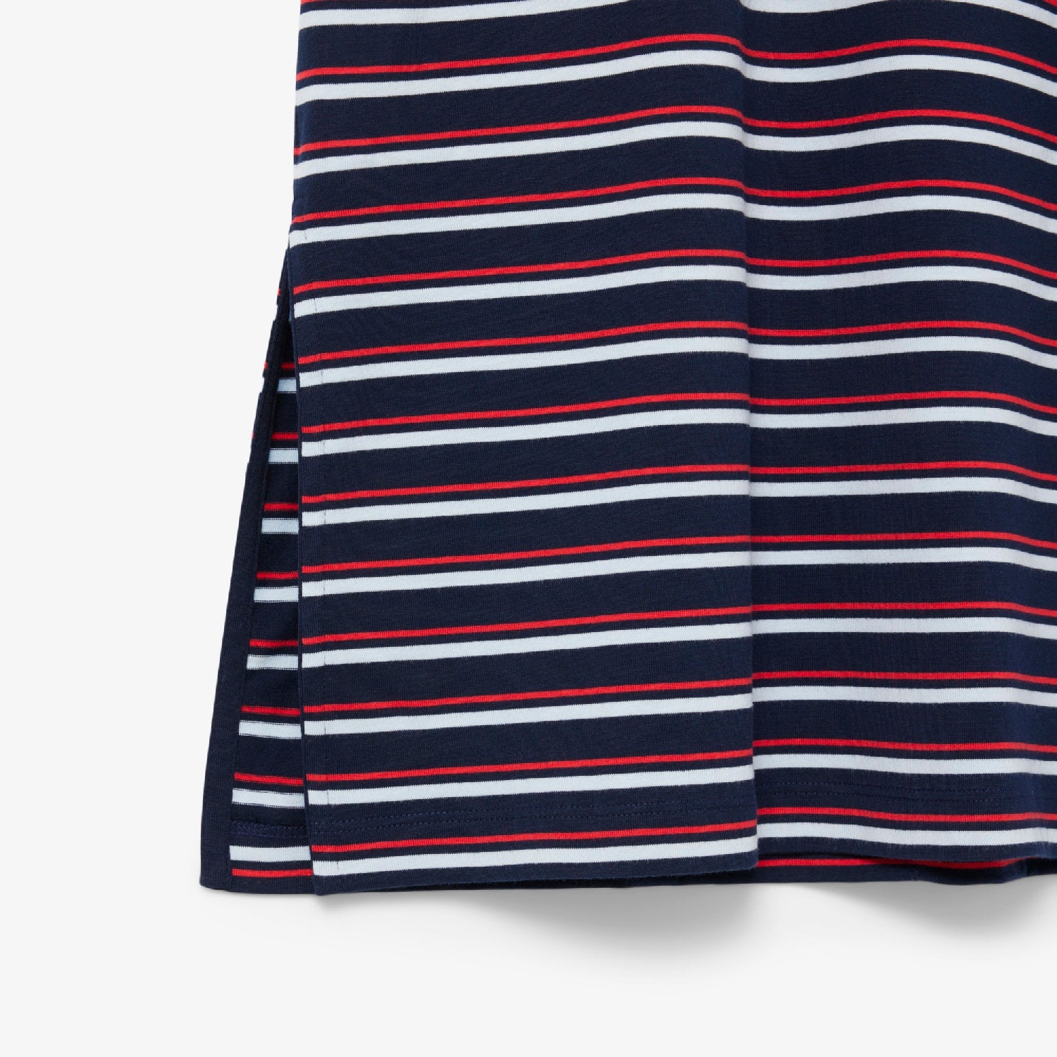 Robe t-shirt longue rayée - Marine & Grenadine