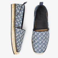 Espadrilles Egon en jean avec motif monogramme JC - Denim