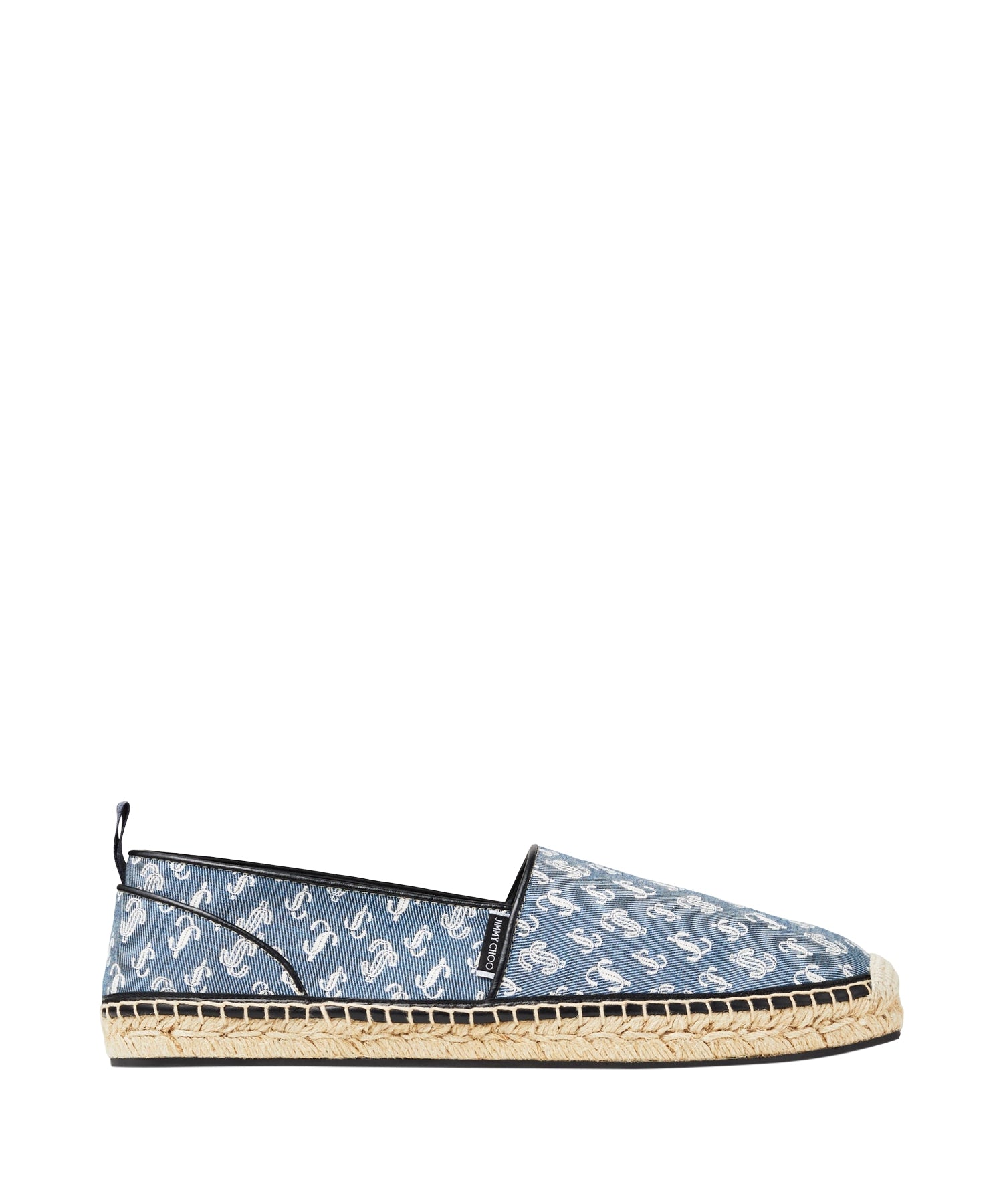 Espadrilles Egon en jean avec motif monogramme JC - Denim
