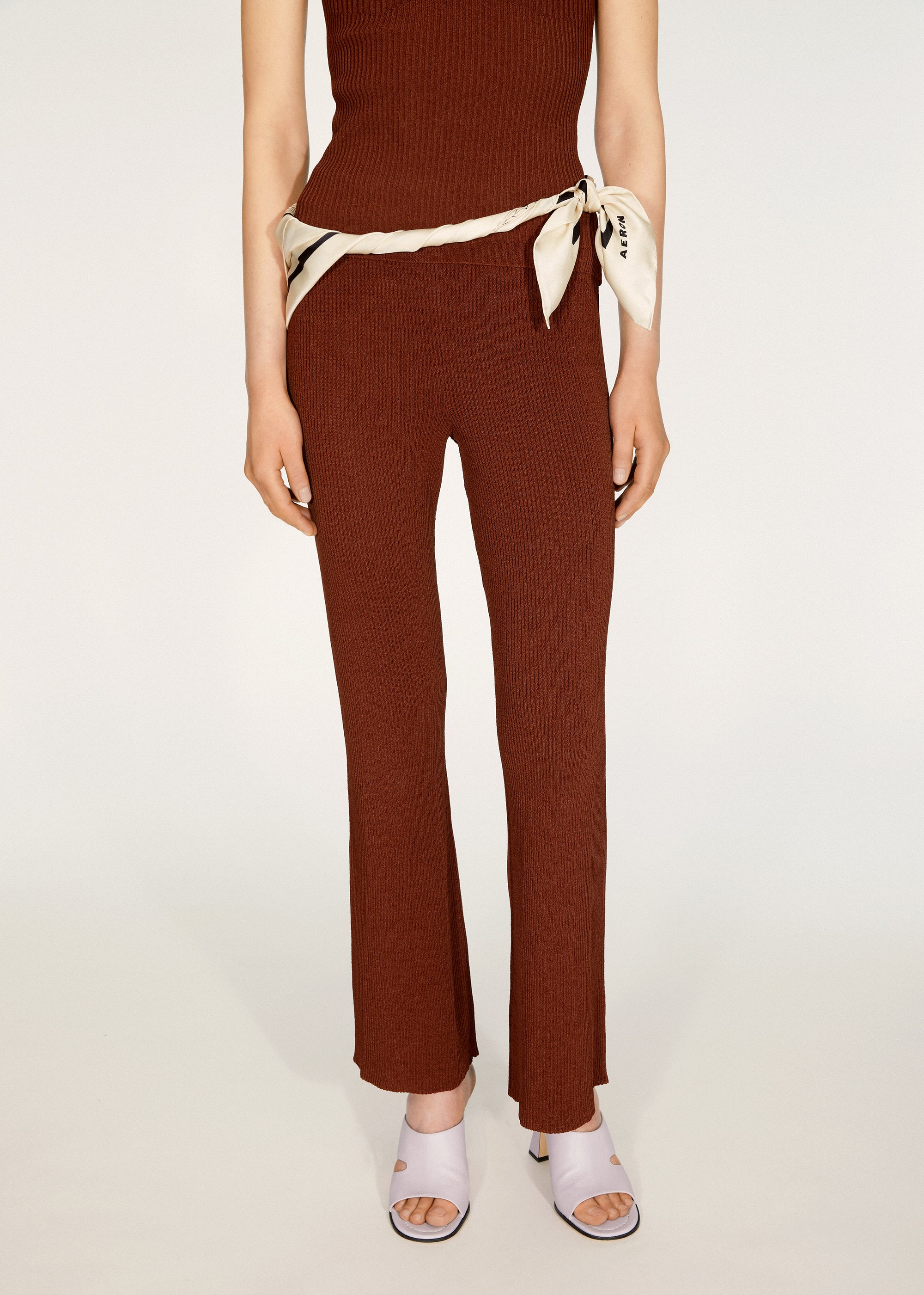 Pantalon Egon évasé - Dark Chocolate