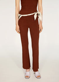 Pantalon Egon évasé - Chocolate