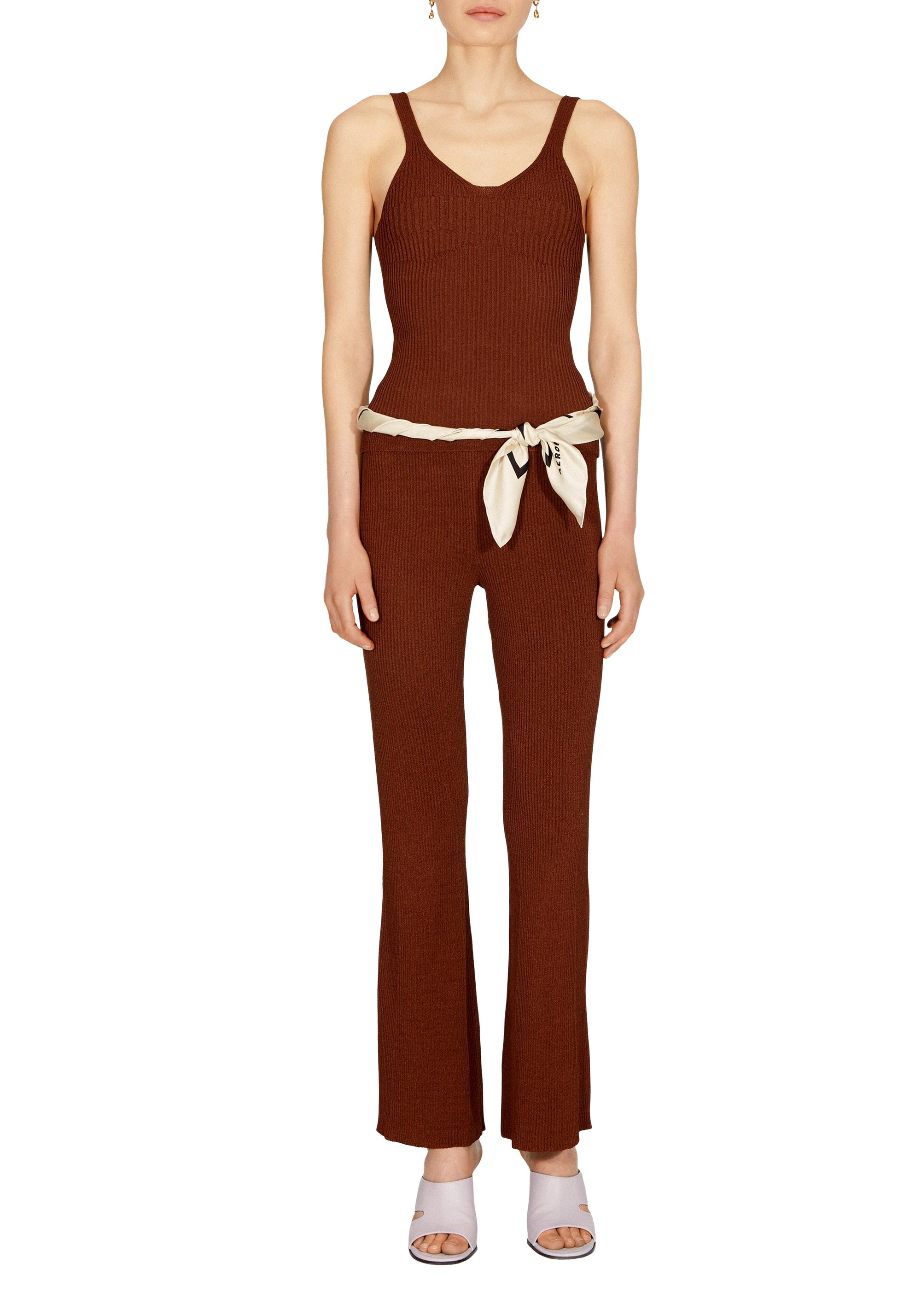 Pantalon Egon évasé - Chocolate