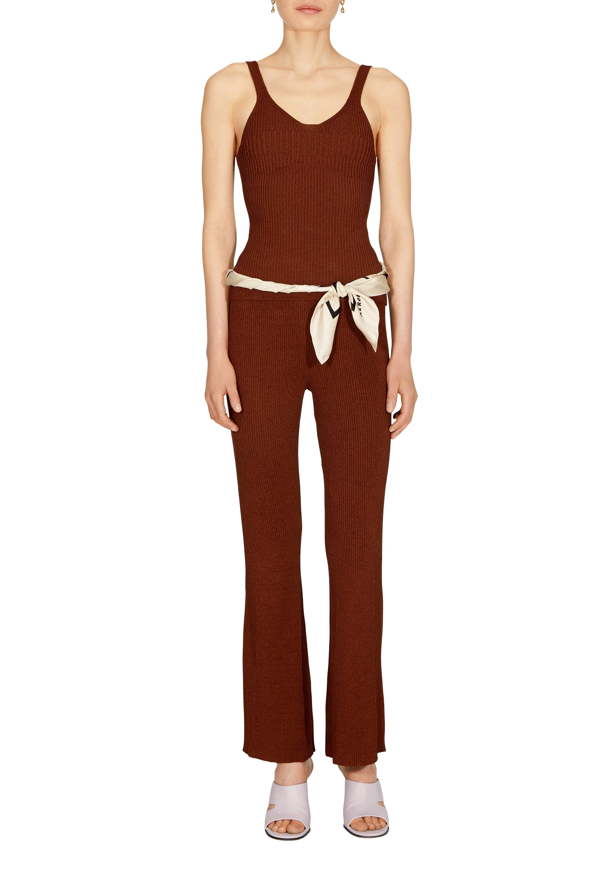 Pantalon Egon évasé - Dark Chocolate
