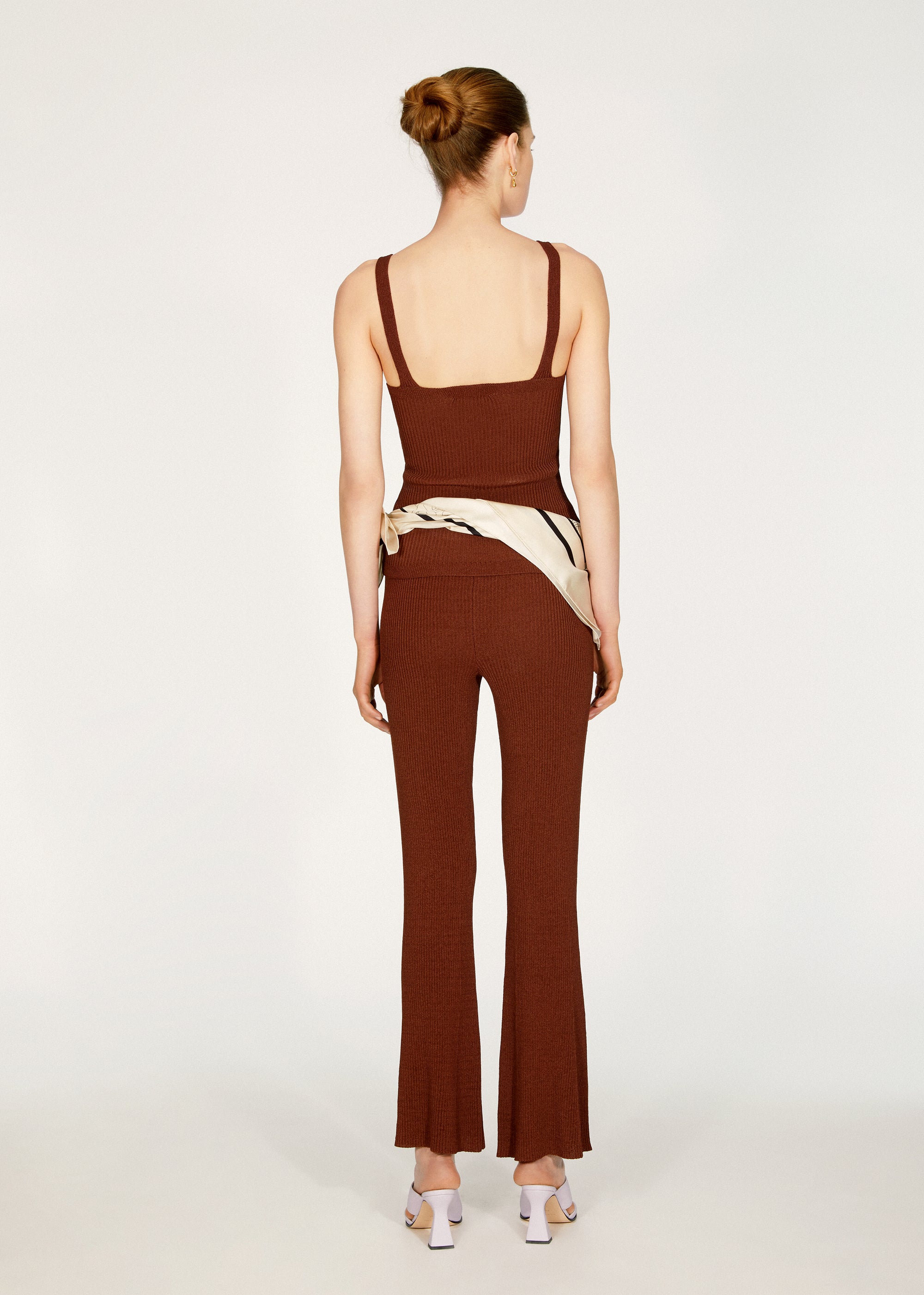 Pantalon Egon évasé - Chocolate