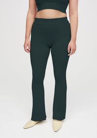 Pantalon Egon évasé et côtelé - Emerald