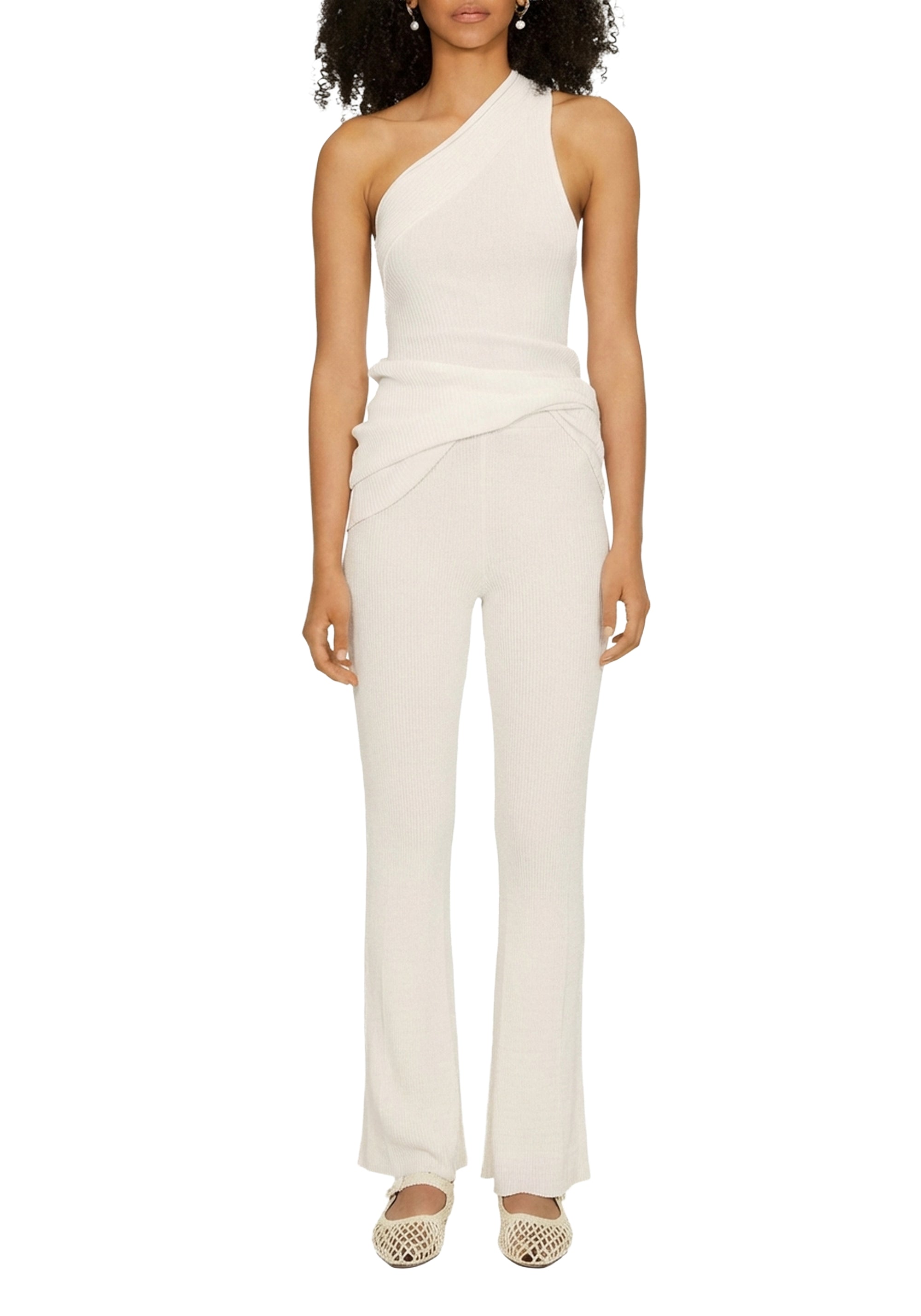 Pantalon Egon évasé - Off White