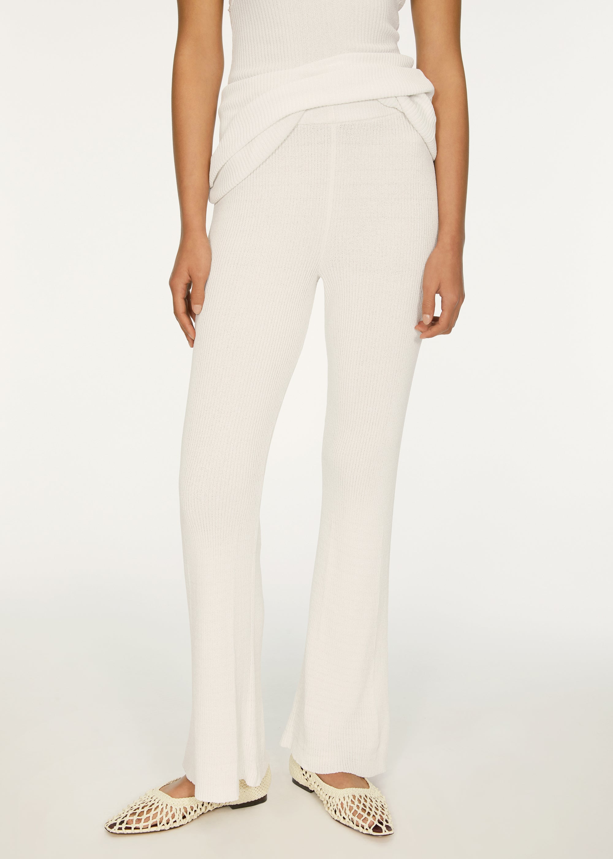 Pantalon Egon évasé - Off White